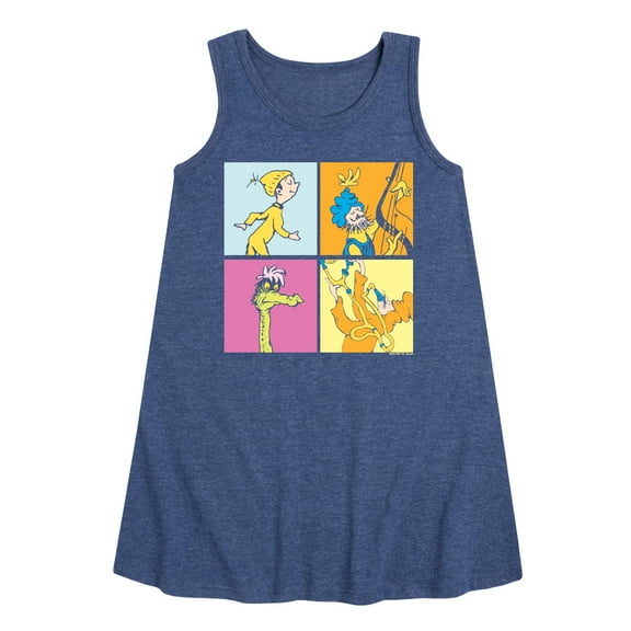 Dr. Seuss - Oh! The Places I'll Go - Toddler and Youth Girls A-line Dress