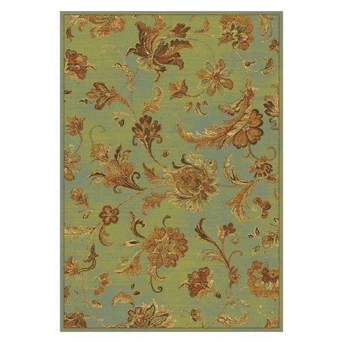 KAS Versailles 8551 Aegean Scroll Aqua 2'2" x 3' Rug