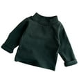 thumbnail image 2 of KYAIGUO Baby Boys Cotton Undershirt Infant Girls Turtleneck Fleece T-Shirts Newborn Long Sleeve Tee Shirt Baselayer, 2 of 8