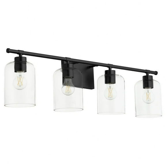 Tribute 4 - Light Matte Black / Black Wall Sconce