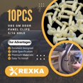 thumbnail image 2 of Rexka 10 Clips De Retención Para Panel De Puerta Compatible Con Gm 363137 Chevrolet Blazer Silverado Truck Gmc Yukon, 2 of 5