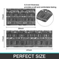 thumbnail image 7 of Black Geometric Striped Pattern Kitchen Rugs Sets Of 2,Anti Fatigue Kitchen Mat Rugs Non Slip Washable,Decorative Kitchen Floor Mats for Kitchen,Sink,Laundry,17"x30"+17"x47", 7 of 7