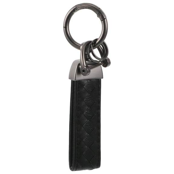 HEANUJJ Durable Black Car Keychain for Men with Antiloss Feature Stylish Pendant for Backpack Or Purse Decoration