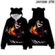 thumbnail image 1 of Doors Roblox-Sudadera con capucha y orejas de gato para parejas, suéter informal holgado de moda callejera, tendencia que combina con todo, Escape de la puerta, 1 of 4