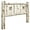 MultiColor, variant on Montana Collection Twin Headboard w/ Laser Engraved Elk Design, Clear Lacquer Finish