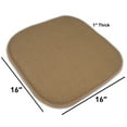 Memory Foam NonSlip Back 16" x 16" Chair Cushion Pad 2, 4, 6