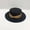 Black, variant on Straw Boater Hat for Women Men Beach Sun Hat Foldable Flat Panama Hat Sun UV-Protection Fedora Derby Pork-Pie Hat Wide Brim Panama Hat