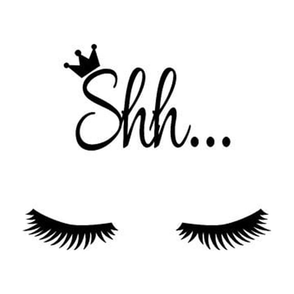 Fun Eyelash Wall Decal Eyes Wall Decor Women Girl Bedroom Decoration Removable Art Mural Easy to Paste