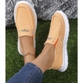 thumbnail image 2 of Men's Women's Casual Cloth Shoes Canvas Slip on Loafers Breathable Lightweight Boat Shoes, 2 of 7
