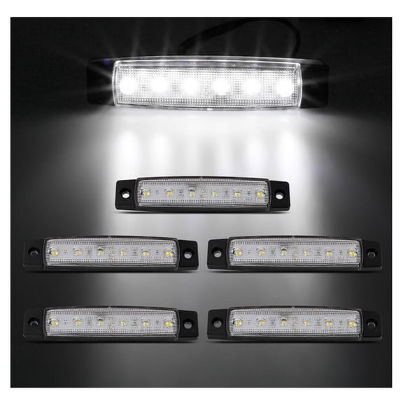 2 Pcs Tail Lights Light Lamp 12V Small Lights Signal Lights LED Width Lights Lights Trailer Taillight