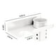 thumbnail image 3 of Soporte autoadhesivo de pared para secador de pelo | Organizador metálico para secador | Ahorra espacio en el baño y el dormitorio | Incluye adhesivo de montaje, 3 of 6