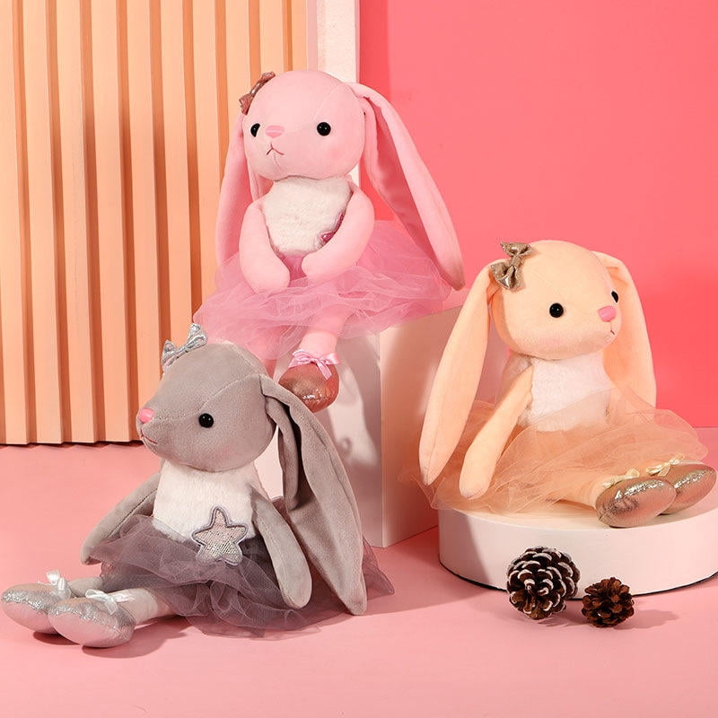 HL New Rabbit Plush Toy Stuffed Rabbit Ballerina Doll with Soft Dress Bunny Plush Toy with Ballet Skirt Bunny Stuffed Animal Toy for All Kinds of Festivals and Game Toys Walmart