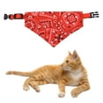 thumbnail image 1 of Triángulo Gato Cuello Bufanda Bandana Patrón Baberos decorativos Accesorios lavable Correa para perros pequeños y grandes Decoración Fernando  Bufanda triangular, 1 of 8
