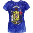 thumbnail image 1 of Wisconsin Vintage Distressed State Flag All Over Womens T Shirt Multi 2XL, 1 of 2