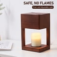 thumbnail image 3 of Lámpara De Calentador De Velas, Calentador De Velas Eléctrico Con Luz Ajustable Con Temporizador, 2 Bombillas Calentador De Cera Regulable, Hermosa Decoración Del Hogar Para, 3 of 7