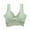 Green, variant on JGTDBPO Front Closure Bras For Women Plus Size Adjusted Comfortable Lace Bras Front Snap Bras Post Surgery Vest Breathable Gathering Front Opening Buckle Bra Wireless Minimizer Bra Everyday Bar
