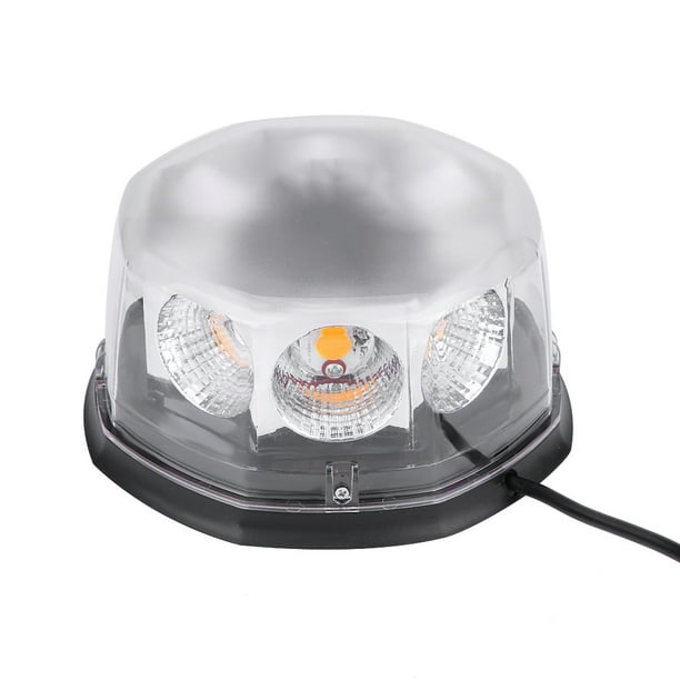 Luz Estroboscópica lideró a Montada Magnética para Techo de Coche, Luz de Emergencia Intermitente, 8 LED, 40W, 12-24V