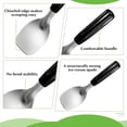 thumbnail image 3 of Paquete de 4 Palas para Helado Resistentes de Acero Inoxidable, Planas, para Postres Duros y Cortadoras de Mantequilla., 3 of 5