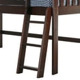 thumbnail image 2 of OS Home & Office Model 82904-1 Espresso Twin Low Loft Bed, 2 of 7