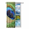 thumbnail image 2 of MKHERT Peacock Feather Blackout Window Curtain Drapes Bedroom Living Room Kitchen Curtains 52x84 inch, 2 of 2
