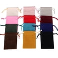 thumbnail image 2 of 10pcs 5x7cm 7x9cm 8x10cm Velvet Jewelry Bags Necklace Rings Earrings Packaing Drawstring Pouches Christmas Mini Small Gift Bags mixed 7x9cm, 2 of 5