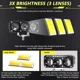 thumbnail image 3 of Faros Auxiliares 5 Modos Doble Color Led Para Auto Moto 2pcs, 3 of 8