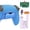 Rubberized Starlight Blue, variant on eXtremeRate Starlight Blue Rubberized Grip Programable RISE V3 Remap Kit for PS5 Controller BDM-030 040 050, Upgrade Board Redesigned Bottom Shell Back Buttons for PS5 Controller - NO Controller