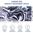 thumbnail image 2 of Black White Large Mouse Pad XXL Extended Abstract Waves Mousepad Marble Texture Non-Slip Rubber Base Gaming Mouse Mat Rectangle Laptop Keyboard Desk Pads(Size:31.5x11.8in), 2 of 6