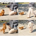 thumbnail image 5 of Raisingwell Dog Treat Pouch for Pet Walking and Training with Clicker 2 Cup Silicone Bag Small Fanny Pack Holder for Puppy Snack Dispenser Kit for Leash and Outdoor Use (Gray), 5 of 5