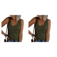 thumbnail image 4 of Qarigey Camisetas sin mangas ligeras y elásticas para fiestas de verano, chaleco de algodón con cuello Halter para mujer, camiseta sin Type18 NO18, 4 of 6