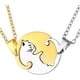 thumbnail image 1 of Colgante para parejas para novio y novia Relación a juego de acero inoxidable Collar simple y lindo con corazón de gato Yin Yang para parejas Colgante para esposo y esposa Regalo del día V Adepaton LRWJ195-4, 1 of 7