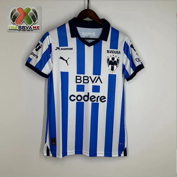 Camisa Monterrey | jersey Azul/Blanco Temporada 2023-24 " Protector De Silicona "
