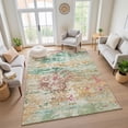 thumbnail image 7 of Addison Rugs Mayfield Premium Machine Washable Transitional Modern Orange Rectangle Rug, 3' x 5', 7 of 7