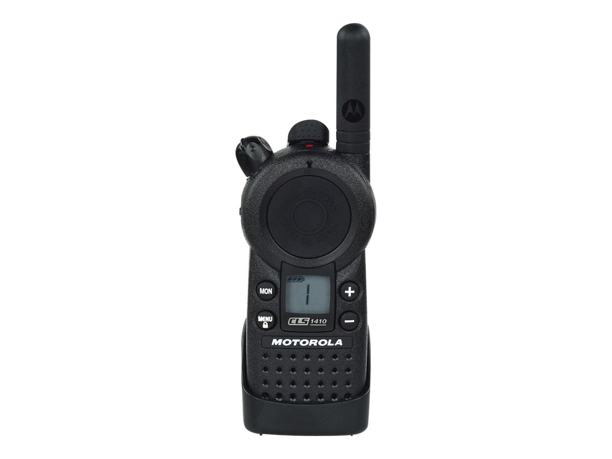 Motorola CLS1410 UHF Two-Way Radio with 4 Channels and Vibrate Alert