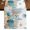 Green Blue White Orange, variant on Table Runners 48 Inches Long Dress Scarves, Teal Blue Coastal Farmhouse Kitchen/Dining Table Runner, Short Coffee Tablerunners, Summer Beach Starfish Shell Coral Nautical Vintage 13x48 Inch