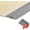 Gray, variant on 3.3Ft Carpet Floor Transition Strip, Self Adhesive Floor Edging Trim Strip, PVC Threshold Cover for Doorway, Floor Divider Strip Suitable for Threshold Transitions with a Height Less Than 5 mm -Black