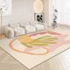 thumbnail image 3 of Alfombra decorativa abstracta de estilo japonés para sala de estar de gran tamaño, gruesa y suave, para habitación de niños, resistente a la suciedad, 3 of 5