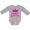AC-Heather Grey, variant on Nap Queen, Crown, Stars - Pink Purple Girls Long Sleeve Baby Bodysuit
