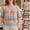 Brown, variant on Women's Long Sleeve Cardigan Sweater,Cute Top Knit Colorful Patterned V Neck Button Outwear,Loose Fit,Fall Casual Daily Wear