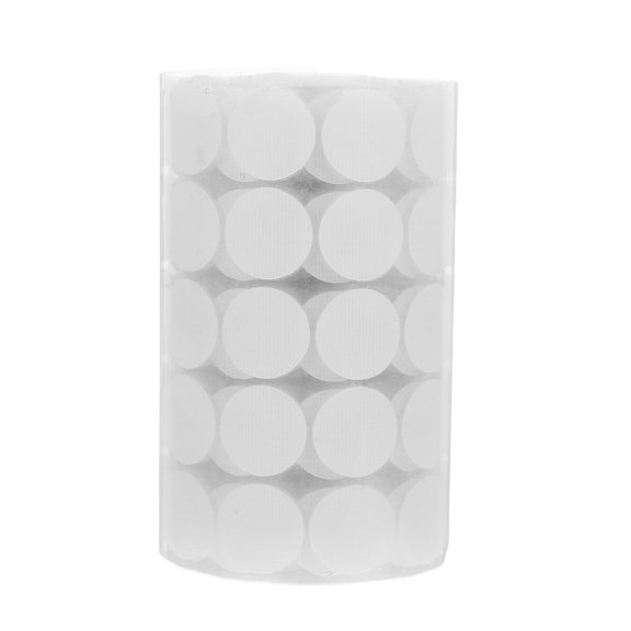 HAMPPLIES Durable White Hook Tape Dot Stickers 400Pairs Waterproof Backing Film