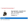 thumbnail image 2 of Stop Light Switch - Compatible with 2009 - 2012 Hyundai Genesis 2010 2011, 2 of 2