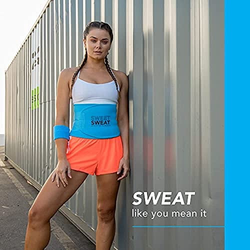 Sweet sweat waist trimmer blue hot sale