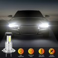 thumbnail image 2 of 2X H7 LED Headlight Bulb Kit High Low Beam 100W 30000LM Super Bright 6000K White, 2 of 5
