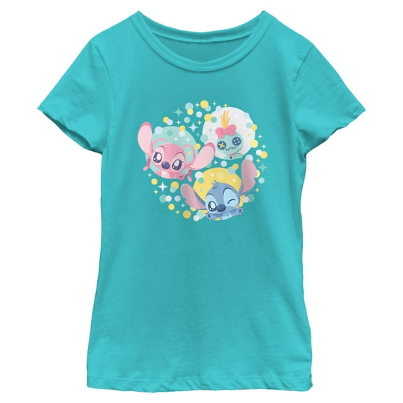 Girls Lilo & Stitch The Cutest Trio T Shirt