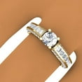 thumbnail image 3 of Dazzlingrock Collection 1.75 Carat (ctw) 14K Round & Princess Diamond Bridal Engagement Ring 1 3/4 CT, Yellow Gold, Size 5, 3 of 3