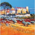 thumbnail image 3 of Corbiere 12x12 Black Modern Framed Museum Art Print Titled - Le Castellet, 3 of 5