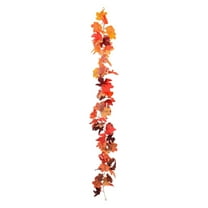ChicYu Artificial Maple Leaf Vines Realistic Autumn Design Flexible Vines for Home Decoration Indoor Outdoor Use Halloween Thanksgiving Decor
