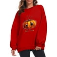 thumbnail image 2 of Frostluinai Women's Oversized Thanksgiving Sweatshirts Crew Neck Pumpkin Graphic Pullover Long Sleeve Loose Fit Sweat Shirts for Fall Winter, 2 of 6