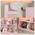 thumbnail image 4 of Yiwa Children’s Toy Shelf, Organizer with Storage Cubbies and Bookshelf for Girls’ Nursery or Living Room, 4 of 9
