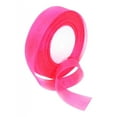 thumbnail image 4 of Cinta de satén transparente de poliéster de 50 yardas para embalaje de joyería y regalo. Rosa fluorescente, 4 of 9